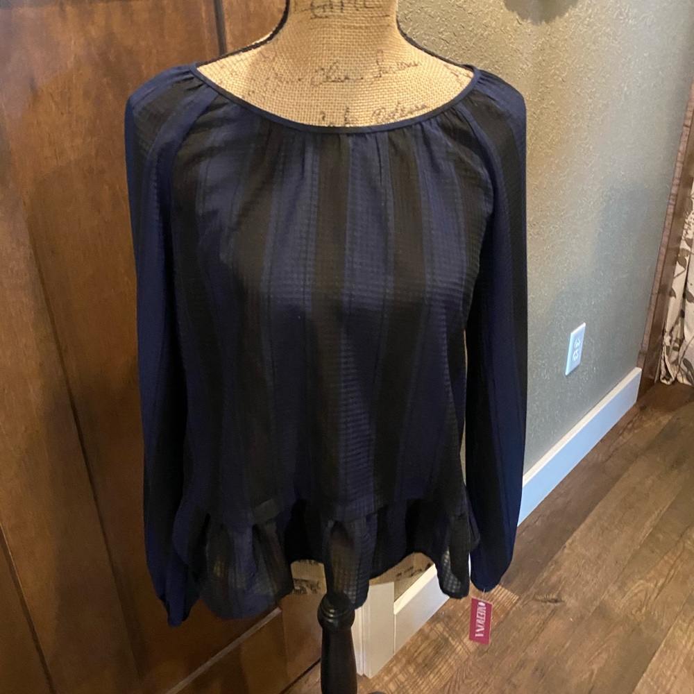Women’s relaxed peplum blouse